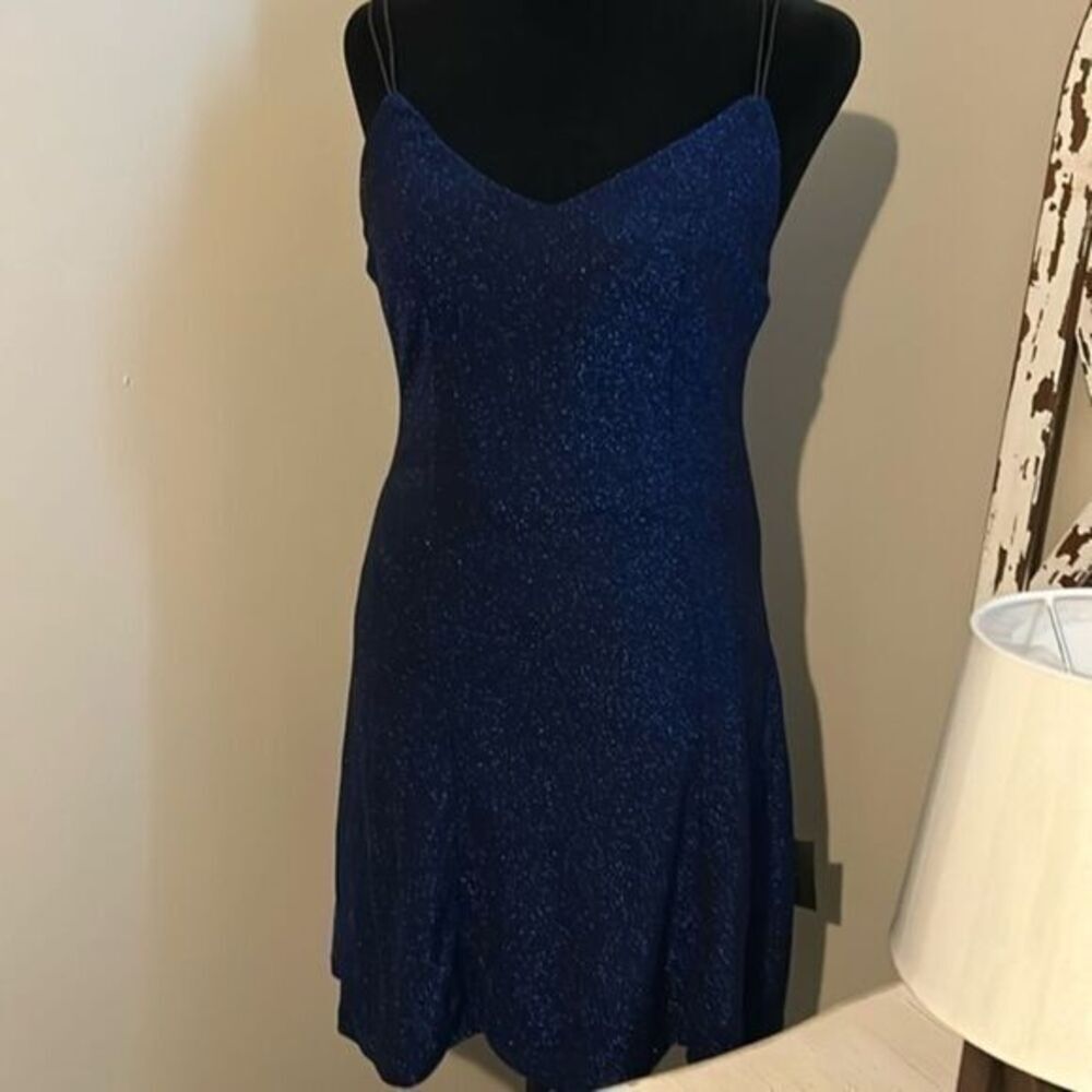 NWT Lulus dress  Medium blue  C
